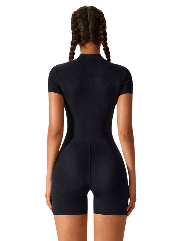 ZIPPER YOGA JUMPSUIT